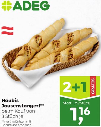 ADEG Haubis Jausenstangerl** beim Kauf von 3 Stück je Angebot