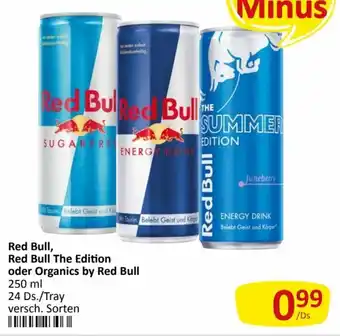 Kastner Red Bull The Edition oder Organics by Red Bull 250 ml Angebot