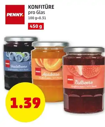 PENNY Konfitüre 450g Angebot
