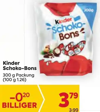 Billa Kinder Schoko-Bons 300 g Packung Angebot