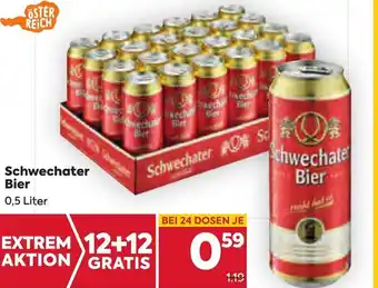 Billa Schwechate Bier 0,5 Liter Angebot