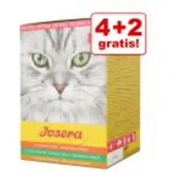 Zooplus 4 + 2 gratis! 6 x josera katzenfutter nass Angebot