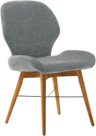 XXXLutz Stuhl in holz, textil anthrazit, wildeiche Angebot