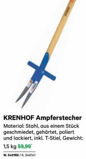 Lagerhaus KRENHOF Ampferstecher 1,5 kg Angebot