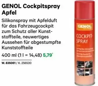 Lagerhaus GENOL Cockpitspray Apfel 400 ml Angebot