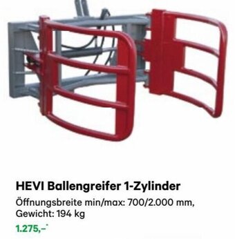Lagerhaus HEVI Ballengreifer 1-Zylinder Angebot