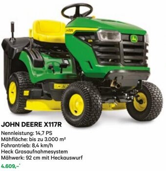 Lagerhaus JOHN DEERE X117R Angebot