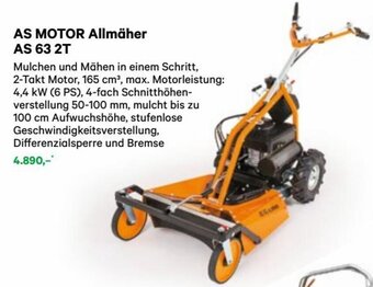 Lagerhaus AS MOTOR Allmäher AS 63 2T Angebot