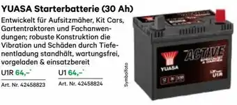 Lagerhaus YUASA Starterbatterie (30 Ah) U1R Angebot