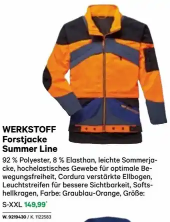 Lagerhaus WERKSTOFF Forstjacke Summer Line Größe: S-XXL Angebot
