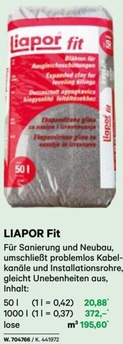 Lagerhaus LIAPOR Fit 50 l Angebot