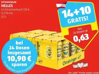 Hofer OTTAKRINGER HELLES 0,5 l Angebot