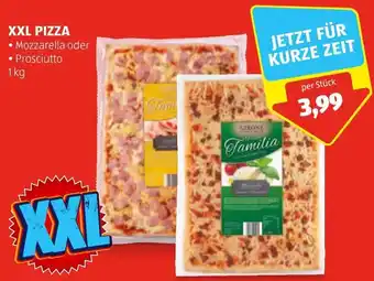 Hofer XXL PIZZA Mozzarella oder Prosciutto 1 kg Angebot