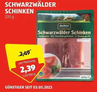 Hofer SCHWARZWÄLDER SCHINKEN 200 g Angebot