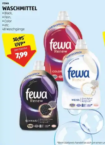 Hofer FEWA WASCHMITTEL Angebot