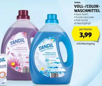 Hofer TANDIL VOLL-/COLOR-WASCHMITTEL per Flasche Angebot