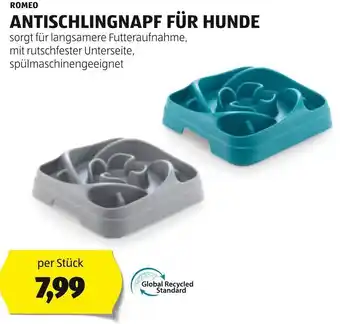 Hofer ROMEO ANTISCHLINGNAPF FÜR HUNDE per Stück Angebot