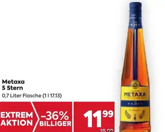 Billa Metaxa 5 Stern 0,7 Liter Flasche Angebot