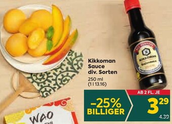 Billa Kikkoman Sauce div. Sorten 250 ml Angebot
