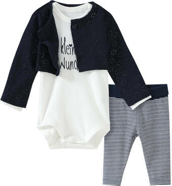 Ernsting's family Newborn jäckchen, body und hose im set Angebot