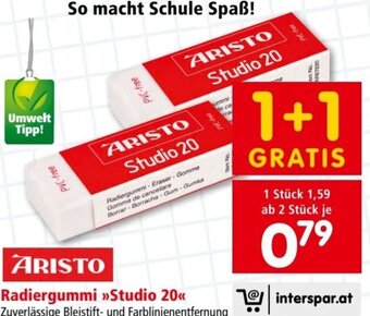 Interspar ARISTO Radiergummi >>Studio 20<< Angebot