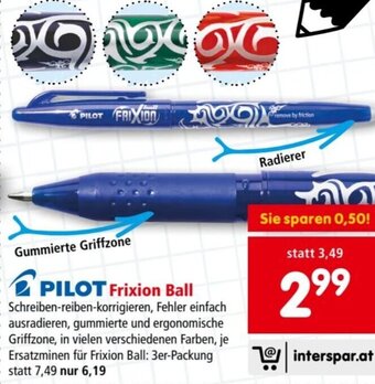 Interspar PILOT Frixion Ball Angebot