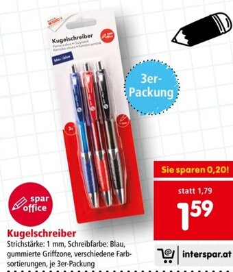 Interspar Kugelschreiber Angebot