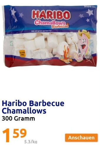 Action Haribo Barbecue Chamallows 300 Gramm Angebot