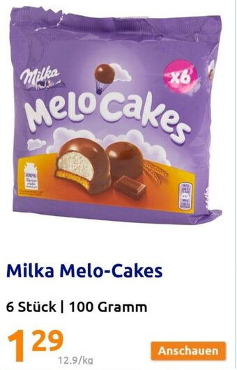 Action Milka Melo-Cakes 6 Stück | 100 Gramm Angebot