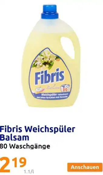 Action Fibris Weichspüler Balsam 80 Waschgänge Angebot