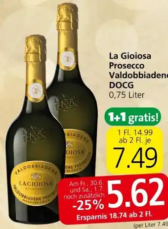 Spar Prosecco superiore valdobbiadene Angebot