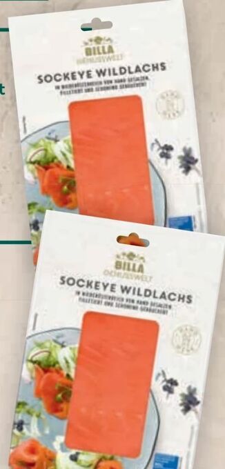 Billa Sockeye wildlachs Angebot