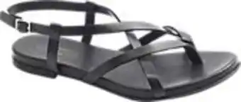 Deichmann Leder sandalen in schwarz Angebot