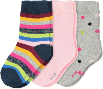Ernsting's family 3 paar baby socken in bunten farben Angebot