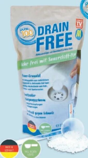 Metro Pure100 drain free abflussreiniger Angebot