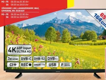 Metro Led-smart tv 65vux722 Angebot