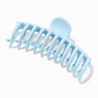 Claire's Matte light blue large hair claw Angebot