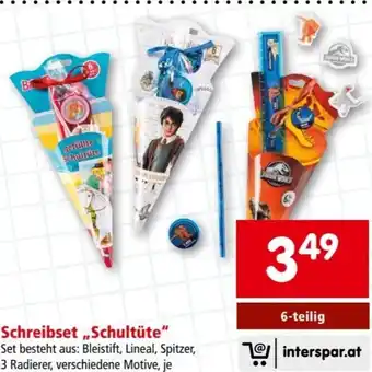 Interspar Schreibset ,,Schultüte" 6-teilig Angebot