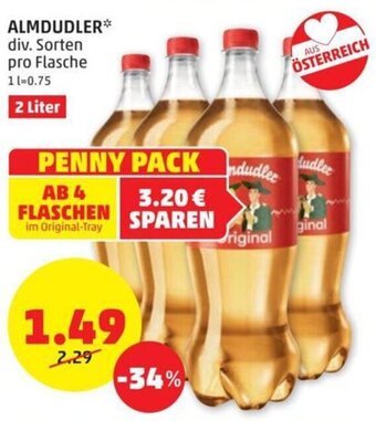 PENNY ALMDUDLER* div. Sorten pro Flasche Angebot