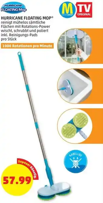 PENNY HURRICANE FLOATING Mop pro Stück Angebot