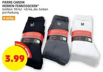 PENNY PIERRE CARDIN HERREN-TENNISSOCKEN* Größen: 39/42-43/46, div. Farben pro Packung Angebot