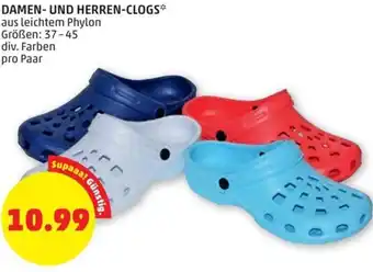 PENNY DAMEN- UND HERREN-CLOGS* Größen: 37-45 Angebot