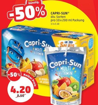 PENNY CAPRI-SUN* div. Sorten pro 10 x 200 ml Packung Angebot