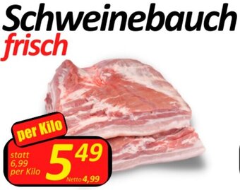 Wurstico Schweinebauch frisch per Kilo Angebot