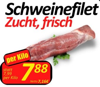 Wurstico Schweinefilet Zucht, frisch per Kilo Angebot
