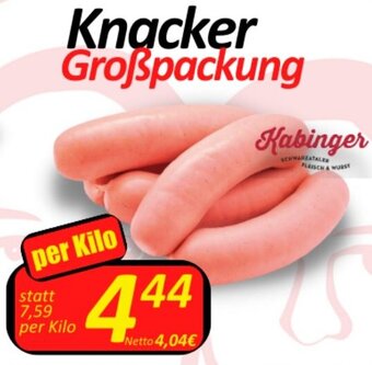 Wurstico Knacker Großspackung per Kilo Angebot