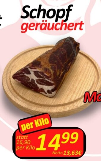 Wurstico Schopf geräuchert per Kilo Angebot
