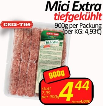 Wurstico Mici Extra tiefgekühlt 900g per Packung Angebot