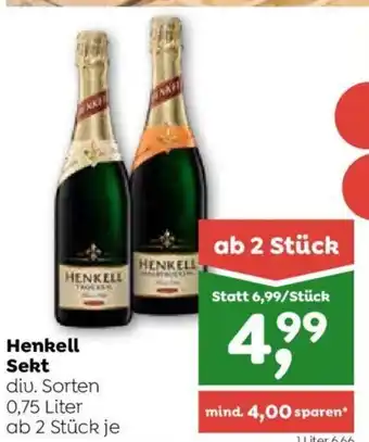 ADEG Henkell Sekt div. Sorten 0,75 Liter Angebot
