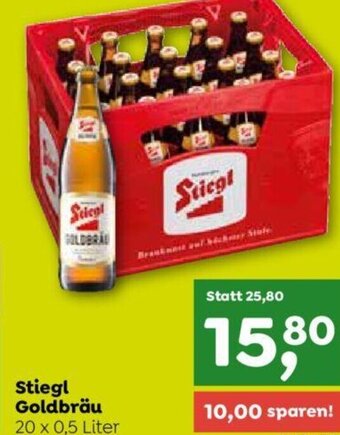 ADEG Stiegl Goldbräu 20 x 0,5 Liter Angebot